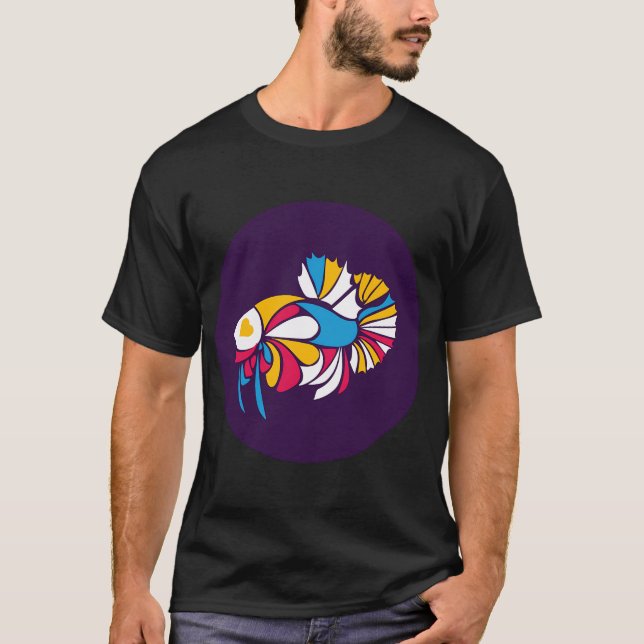 Camiseta Betta Orgullo Poliamoroso (Anverso)