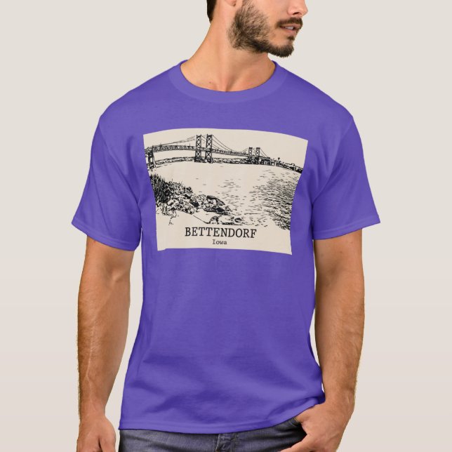 Camiseta Bettendorf Iowa (Anverso)