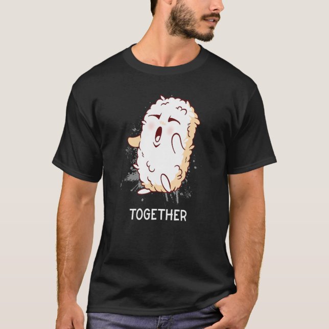 Camiseta Better Together Design Matching Couple Sushi & Ric (Anverso)