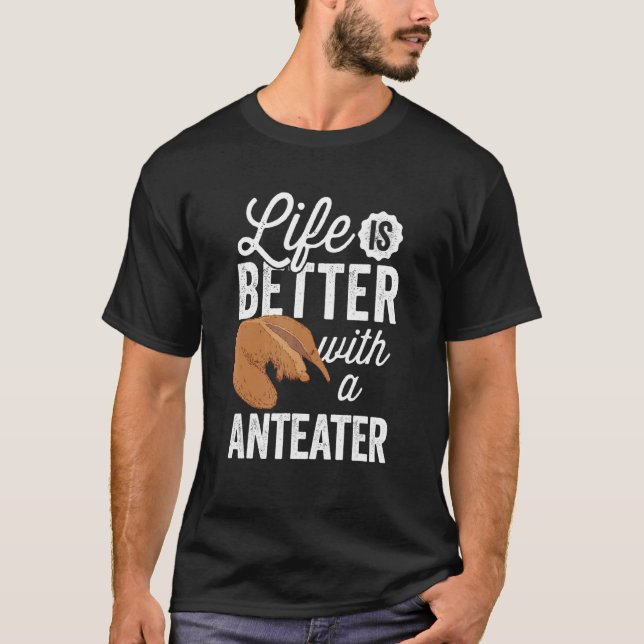 Camiseta Better with Anteater Ant eating bear Anteater (Anverso)