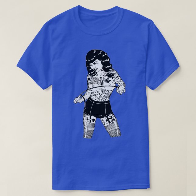Camiseta Bettie con tatuos (Diseño del anverso)