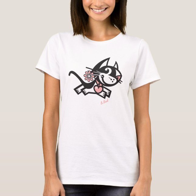 CAMISETA BETTY BAD . FLOWER RUN (Anverso)
