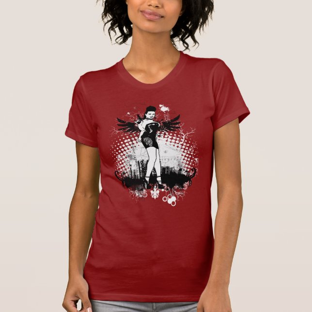 Camiseta betty negra (Anverso)
