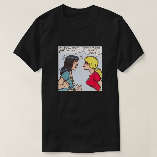 Camiseta Betty Veronica Comic Strip Classic (Diseño del anverso)
