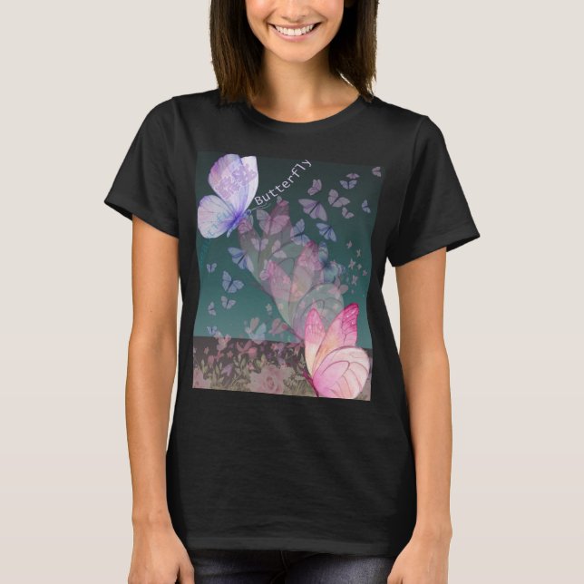 Camiseta Beutiful Butterfly  (Anverso)