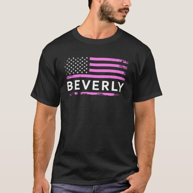 CAMISETA BEVERLY AMERICAN FLAG FOR BEVERLY (Anverso)