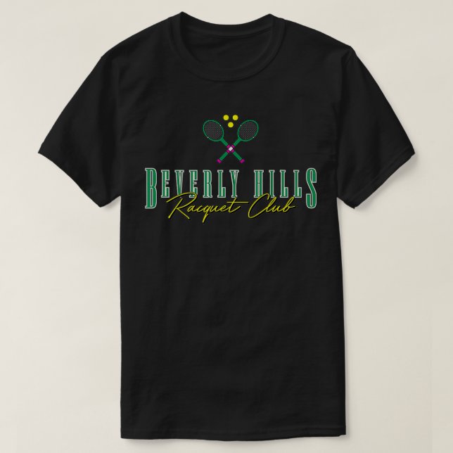 Camiseta Beverly Hills California Tennis Club Racquet Prepp (Diseño del anverso)