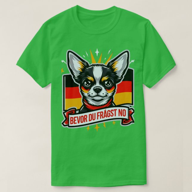 Camiseta Bevor du fragst Nein Lustige Mnner Lustig Herren L (Diseño del anverso)