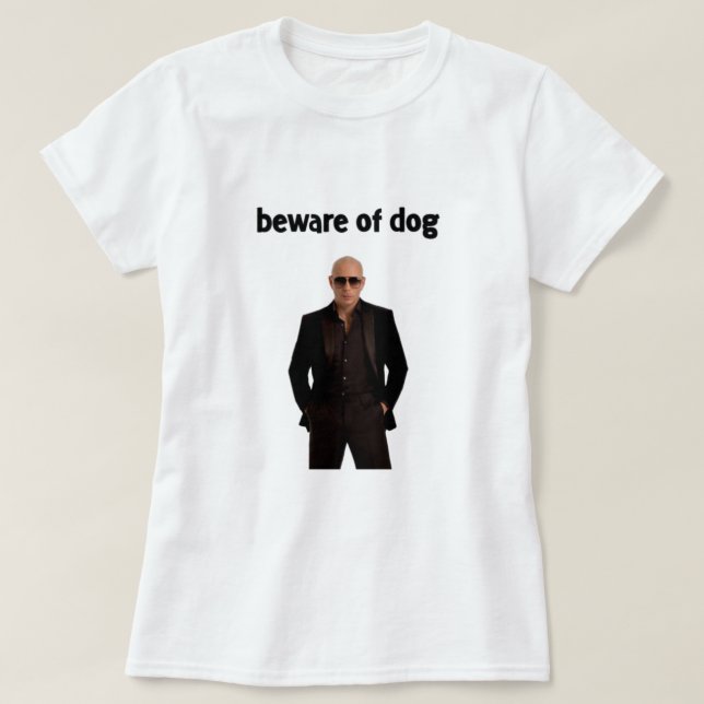 Camiseta Beware of Dog (Diseño del anverso)