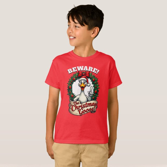 Camiseta BEWARE! The Christmas Goose! Watch you six! (Anverso completo)