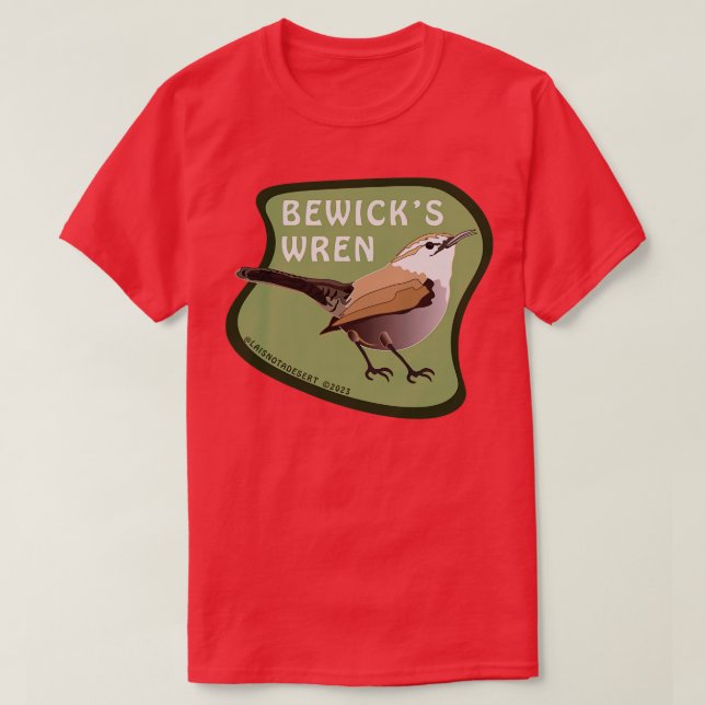 Camiseta Bewicks Wren TShirt (Diseño del anverso)