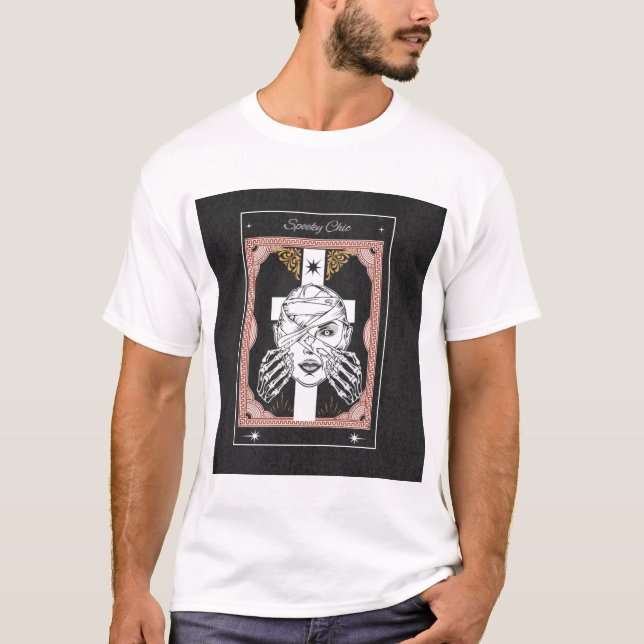 Camiseta Bewitching Chick: Un temible trato de Halloween (Anverso)