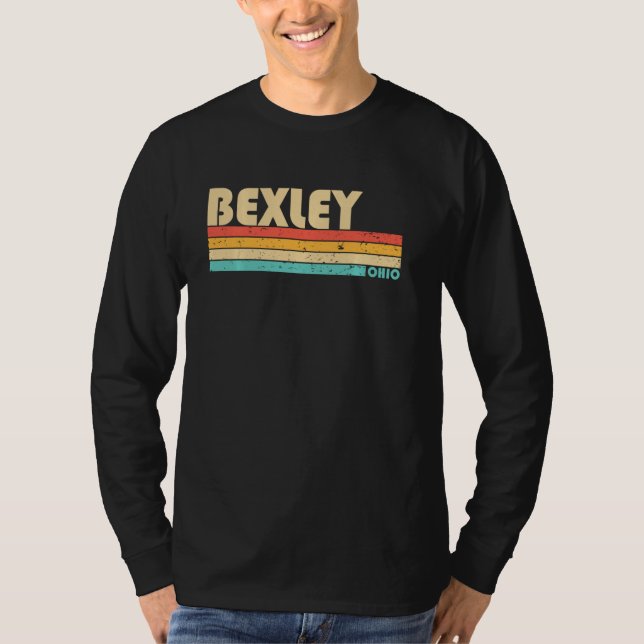 Camiseta Bexley Oh Ohio Funny City Home Roots Retro 70 años (Anverso)