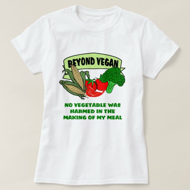 Camiseta Beyond Vegan (Diseño del anverso)