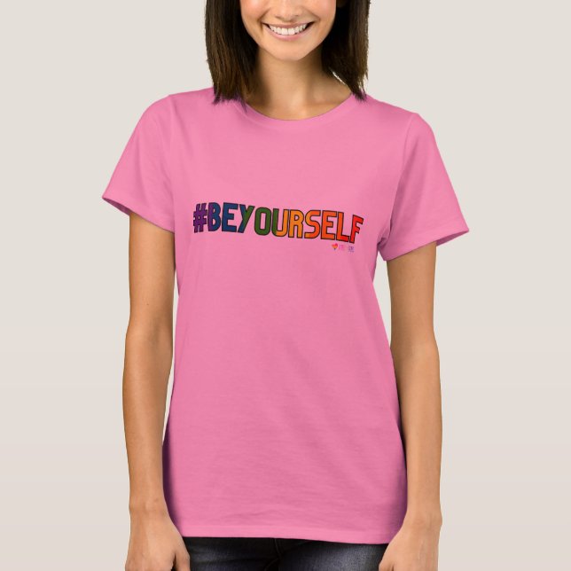 Camiseta #BeYourself (Anverso)