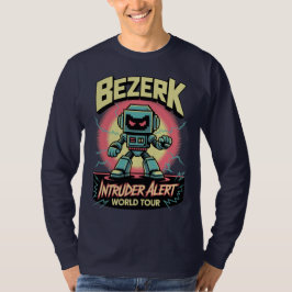 Camiseta Bezerk Intruder Alert World Tour Retro Arcade