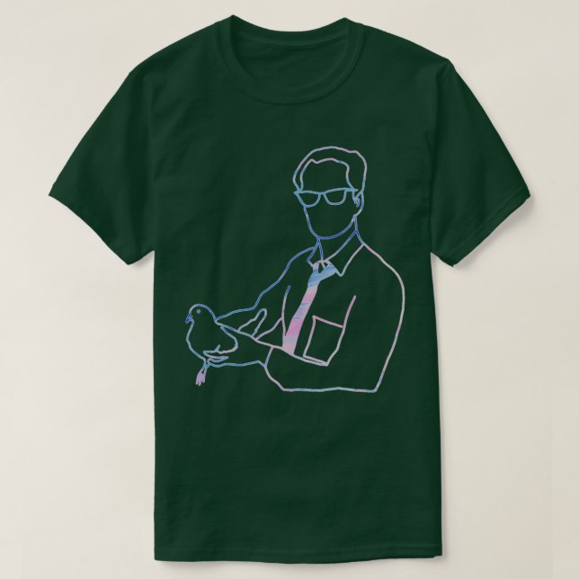 Camiseta BF Skinner azul púrpura 2 (Diseño del anverso)