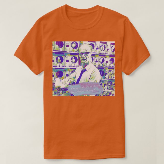 Camiseta BF Skinner estudia la cita (Diseño del anverso)