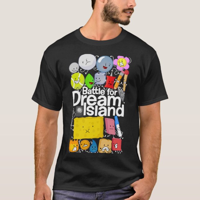 Camiseta BFDI Poster Black Relchill Fit T-Shirt (Anverso)
