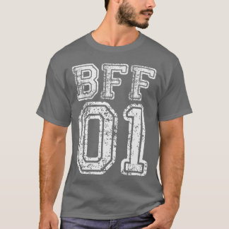 Camiseta BFF 01 Mejor Amigo Concordancia Trajes Vintage