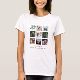 Camiseta BFF Collage de fotos Jellyfish Octopus Personaliza