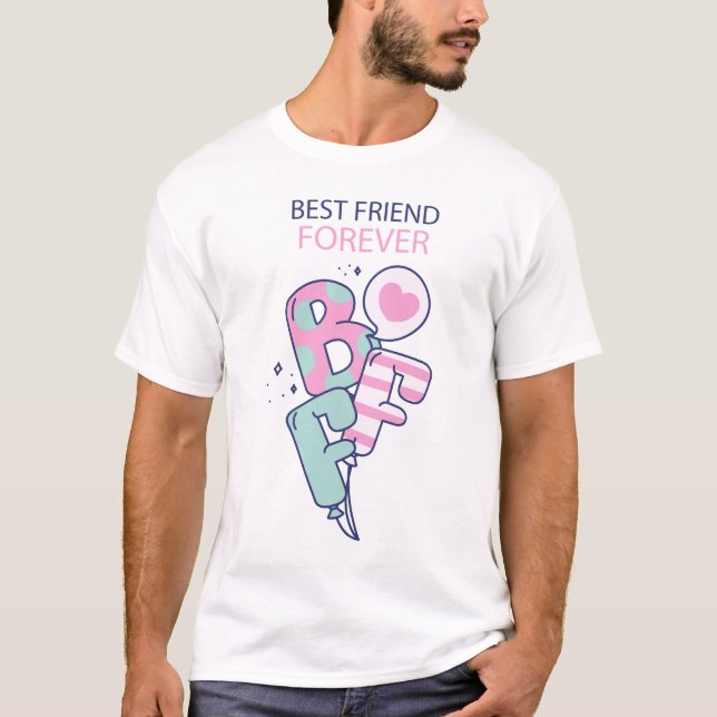 Camiseta BFF - Los mejores amigos para siempre (Anverso)