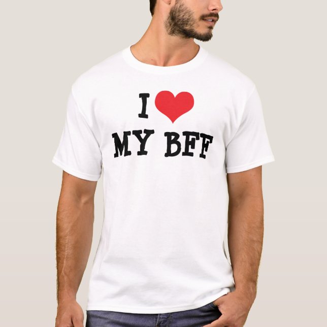Camiseta BFF Mejor Amiga Para Siempre (Anverso)