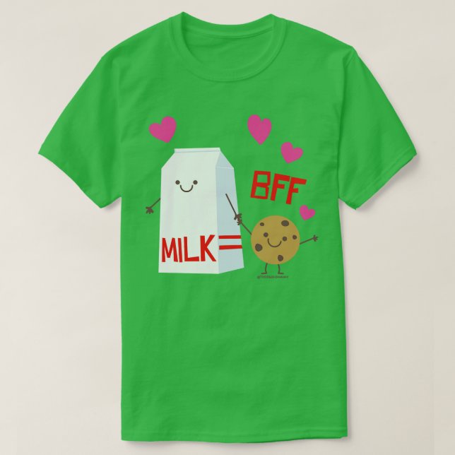 CAMISETA BFF MILK COOKIE (Diseño del anverso)