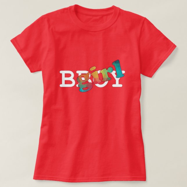 Camiseta BGirl Shirt (Diseño del anverso)