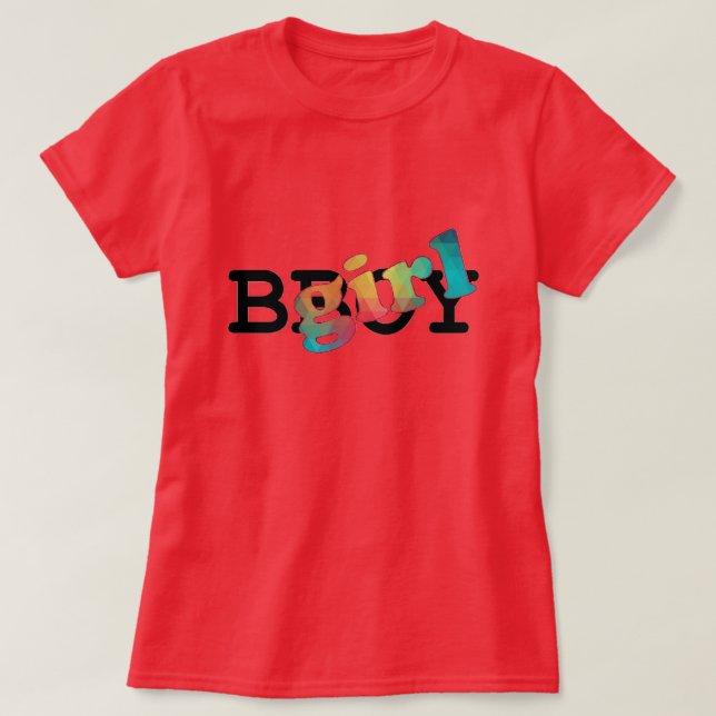 Camiseta BGirl Shirt (Diseño del anverso)