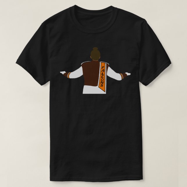 Camiseta BGSU Falcon Marcha Banda de tambor mayor (Diseño del anverso)