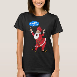 Camiseta Bhangra india punjabí bailando Santa Singh