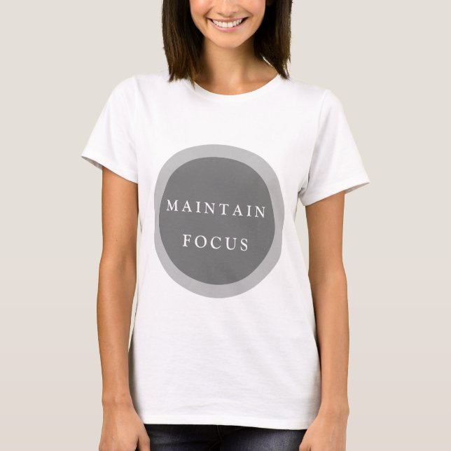 Camiseta BHC- Mantener enfoque (Anverso)