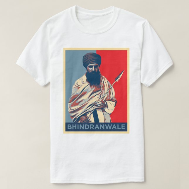 Camiseta Bhindranwale (Diseño del anverso)