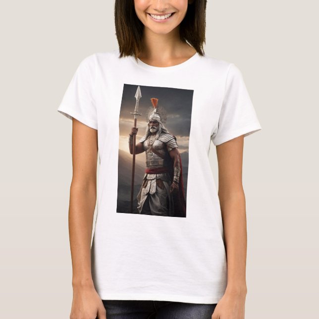 Camiseta Bhishma: Guardián del Guerrero Eterno de Hastinapu (Anverso)