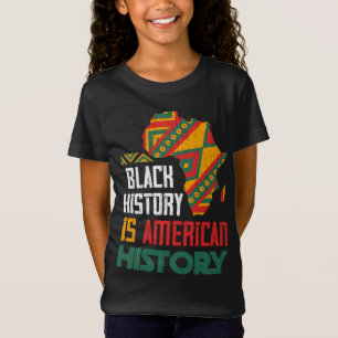 Camiseta BHM Black Americans Orgulloso African American Bla