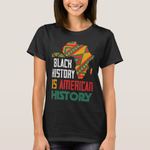 Camiseta BHM Black Americans Orgulloso African American Bla