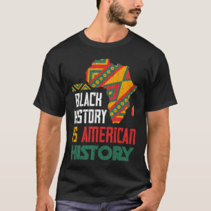 Camiseta BHM Black Americans Orgulloso African American Bla