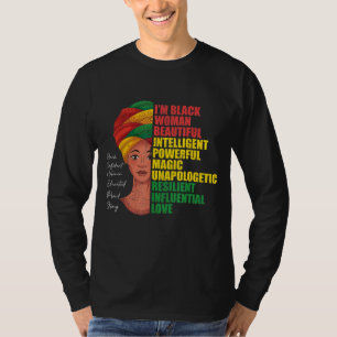 Camiseta BHM Mujeres africanas historia negra afroamericana
