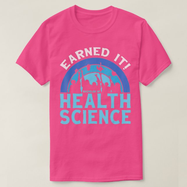 Camiseta BHSc Licenciado en Ciencias de la Salud (Diseño del anverso)