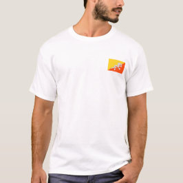 Camiseta Bhutan Flag T-Shirt, Patriotic T-Shirts,