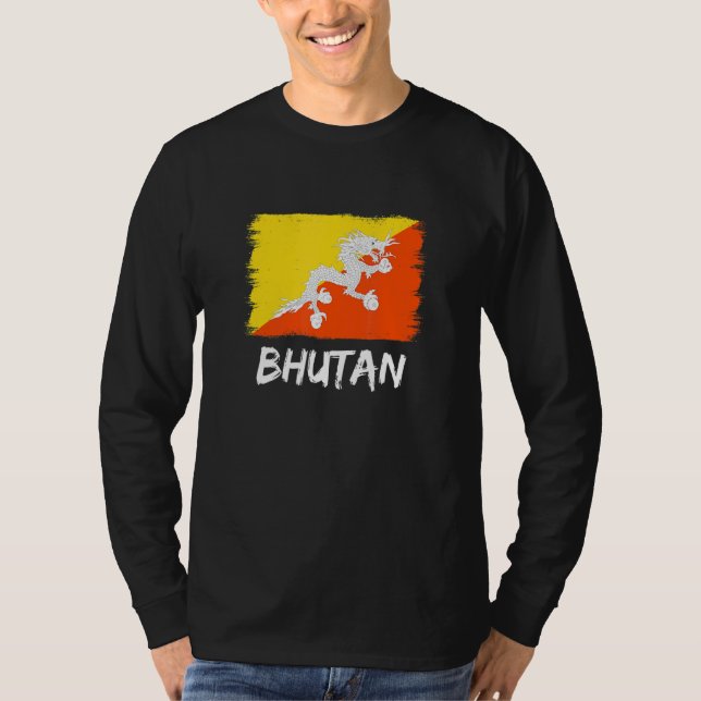 Camiseta Bhutanese Flag Bhutan (Anverso)