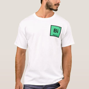 Camiseta Bi - Bismarck Dakota del Norte Ciudad Química Símb