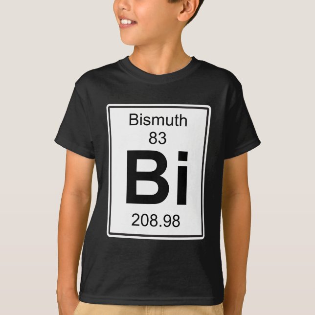 Camiseta BI - bismuto (Anverso)