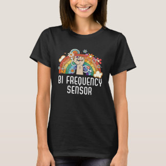 Camiseta Bi Frequency Sensor Bisexual Rainbow Pride Bisexua