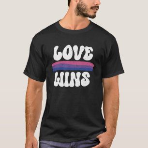 Camiseta Bi LGBTQ Amor Bisexual Bandera Orgullo Gay
