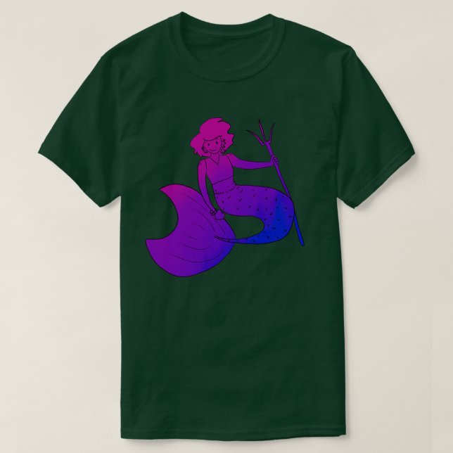 Camiseta Bi mermaid (Diseño del anverso)