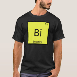 Camiseta Bi - Mesa Periódica de Química Pasta Bucatini