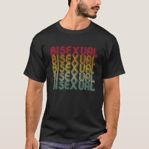 Camiseta Bi Orgullo Bisexual Bisexualidad Amor Repetitivo R
