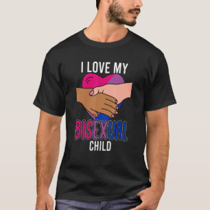 Camiseta Bi Orgullo Corazón Amo A Mi Niña Bisexual Orgullos